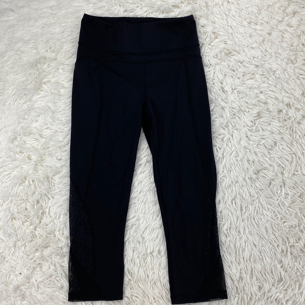Lululemon Twist & Train Crop (19") Black
